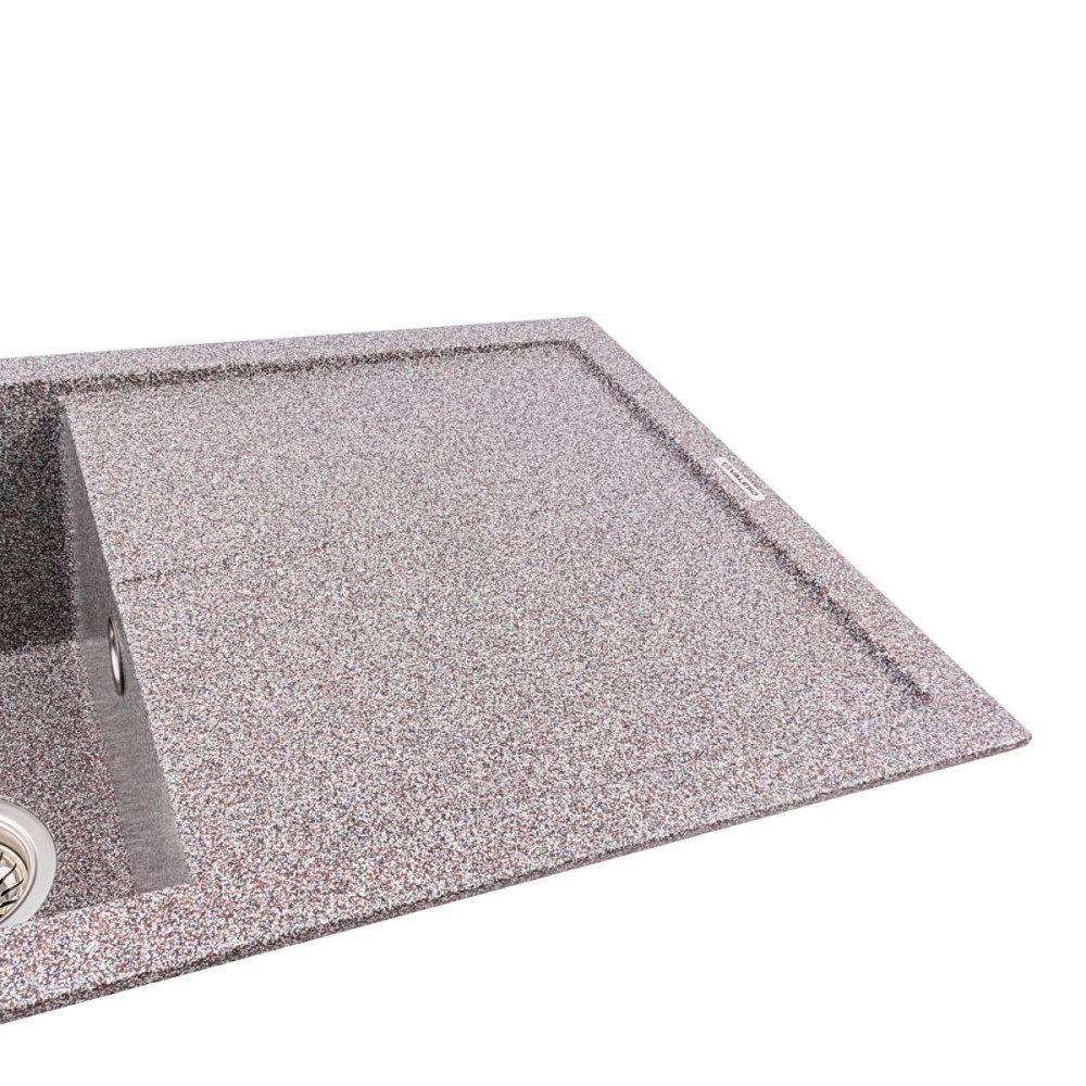 Гранітна мийка для кухні VALESO SOLID 7843 матова Мікс Коломыя - изображение 3