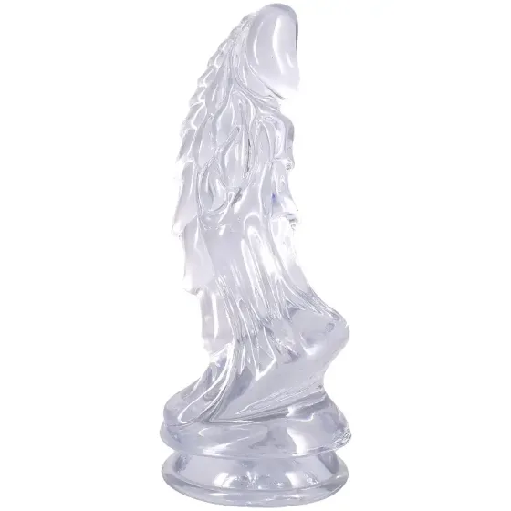Фентезійний фалоімітатор Doc Johnson Crystal Jellies - Invader Dong 8.5 Inch - Clear Львів