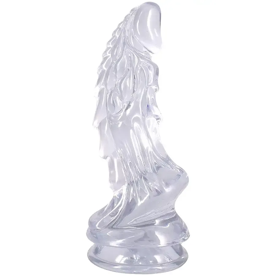 Фентезійний фалоімітатор Doc Johnson Crystal Jellies - Invader Dong 8.5 Inch - Clear Львів - фото 1