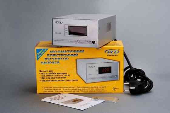 Стабілізатор напруги LVT АСН-250 релейний стабілізатор 250 Вт для газового котла телевізора комп'ютера ЛВТ Львів Тернопіль