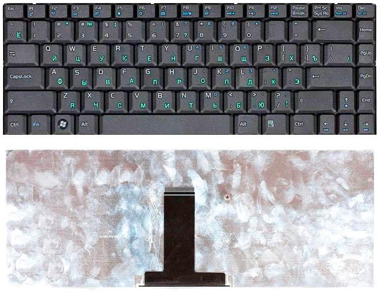 Клавиатура для ноутбука Benq Joybook (R45) Black, RU Вінниця - фото 1
