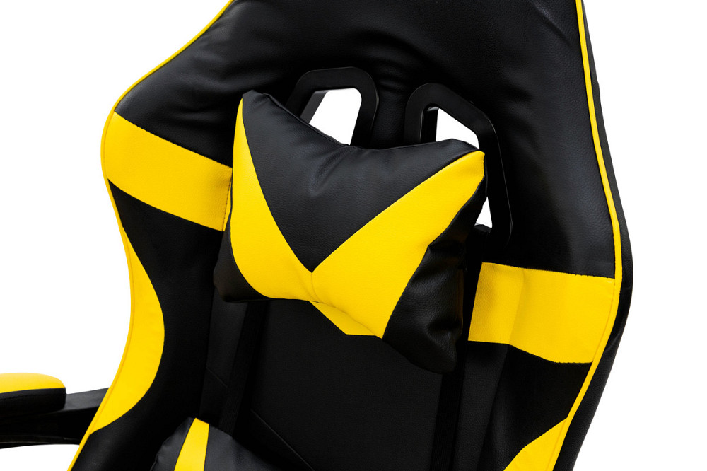 Крісло геймерське Слім, чорний/жовтий Київ - фото 5