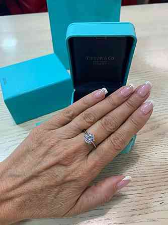 Тиффани Tiffany кольцо 925 пробы, циркон, кольцо  в подарочной упаковке люкс Одесса