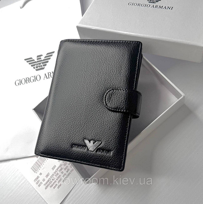 Чоловічий вертикальний брендовий гаманець на кнопці Lacoste (6602) Київ - фото 1