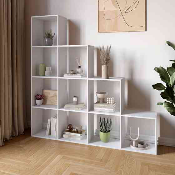 Стеллаж М-ЗОН Джеко 1420 Нимфея Альба (белый) (MZN-031004) Днепр