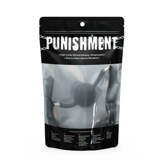 Кляп Punishment - Silicone Ball Gag - Black Львів