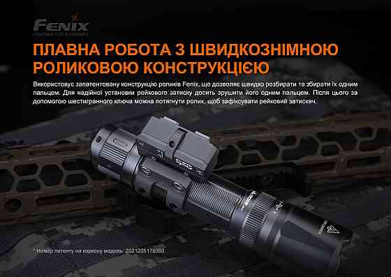 Кріплення на зброю для ліхтарів Fenix ALG-16 Киев