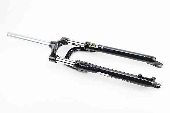 Вилка 29" амортизаційна, без різьби 1-1/8" (28,6мм), шток 255мм, з ходом 75мм, Disk-brake, Preload, чорна CH-386 Київ