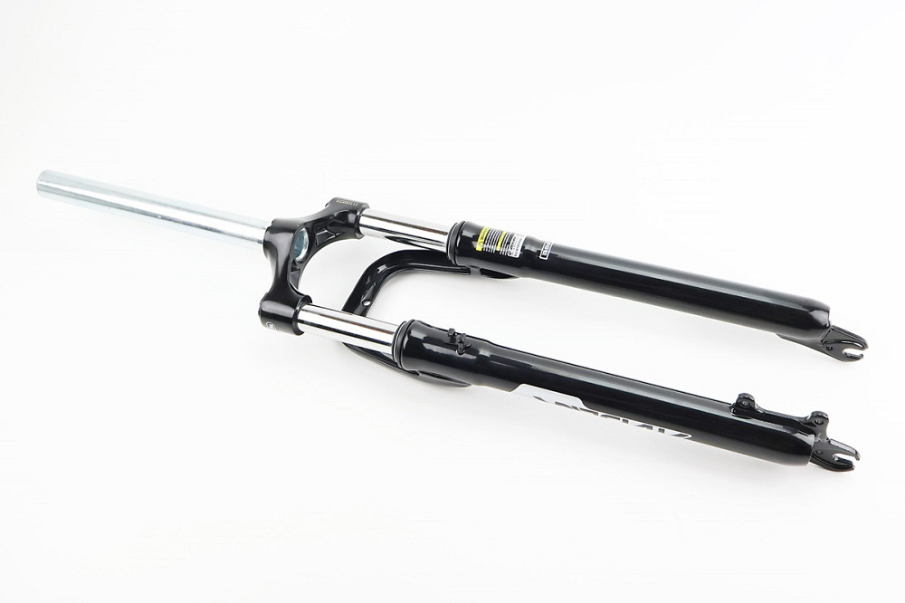 Вилка 29" амортизаційна, без різьби 1-1/8" (28,6мм), шток 255мм, з ходом 75мм, Disk-brake, Preload, чорна CH-386 Київ - фото 2