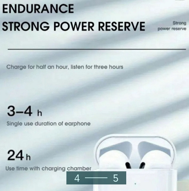 Безпроводные Наушники: TWS Pro 4 White. Харків - фото 4