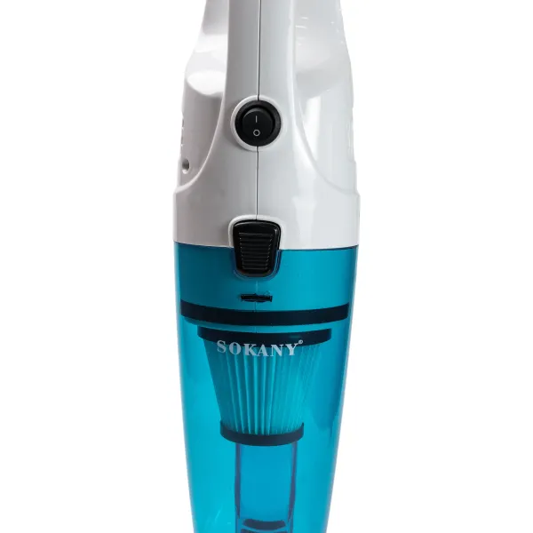 Пилосос вертикальний ручний для дому 900 Вт циклонний для сухого прибирання 1.2 л Блакитний SK-13013 Коломыя - изображение 7