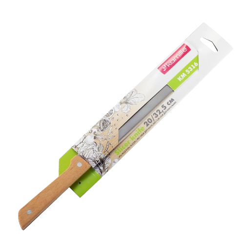 Ніж для м'яса лезо 20см/ручка 12,5см нержавіюча сталь з дерев'яною ручкою 5316 KAMILLE Житомир - фото 4