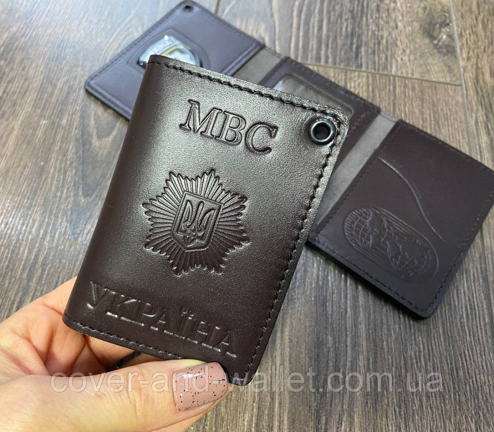 Генеральская обложка МВД (Министерство внутренних дел) в три сложения Киев - изображение 2