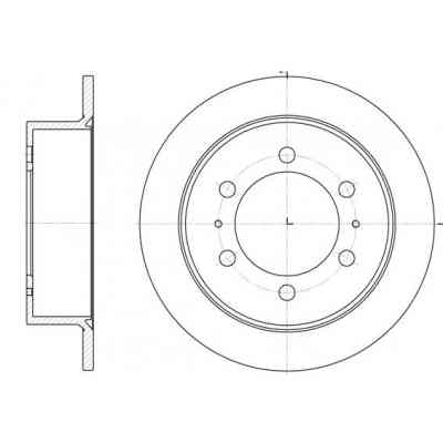 Тормозной диск REMSA 6784.00 Винница