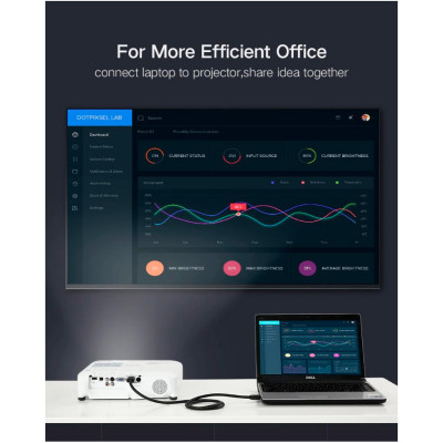 Кабель мультимедийный HDMI M to HDMI M 10.0m HD104 black Ugreen (10110) Винница - изображение 6