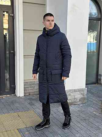 Чоловіча зимова куртка темно-синя Pobedov Tank M Київ