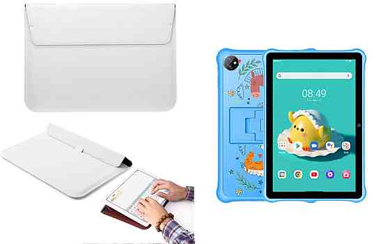 Чохол-конверт VitoCase для Blackview TAB A7 Kids, з функцією підставки для планшета Білий Київ