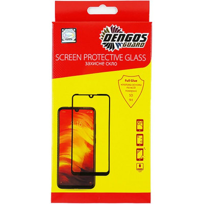 Скло захисне Dengos Full Glue для Samsung Galaxy M32 (black) (TGFG-186) Вінниця - фото 1