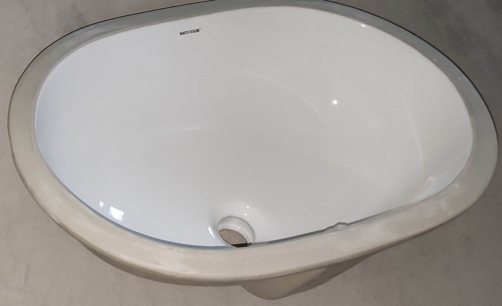 Раковина врізна під стільницю MIXXUS PREMIUM ELLIPSE-1701 570х385х205mm з переливом   ( MP6566 ) 28377 Харків - фото 2
