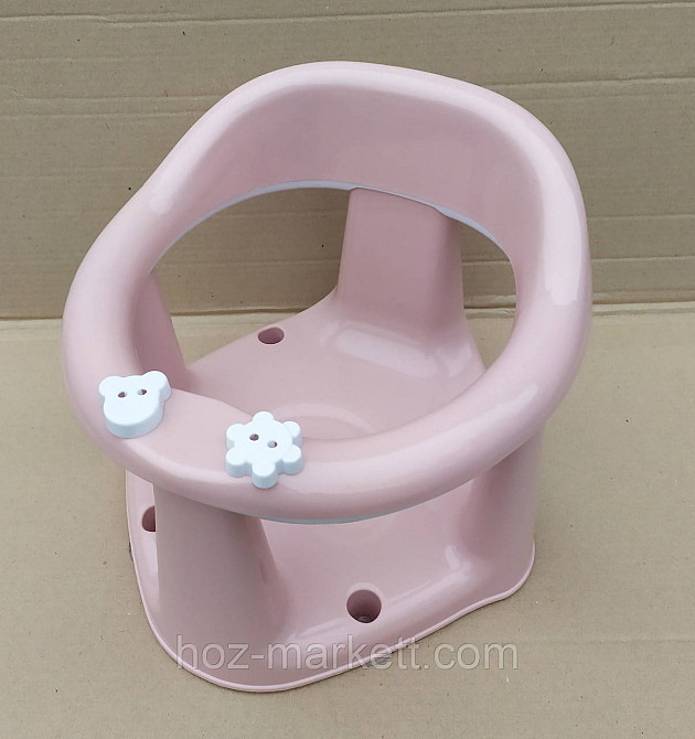 Сидіння у ванну дитяче для купання для дівчинки на присосках Харків - фото 1