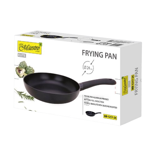 Сковорідка d24см б/кришки індукційне дно (Full induction) антипригарне покриття MR-1217-24 Maestro Житомир - изображение 3