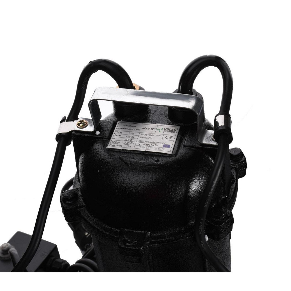 Насос фекальный с режущим механизмом VOLKS WQ 8-12G 1,1кВт (000013625) Киев - изображение 7