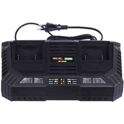 Зарядное устройство для аккумуляторов инструмента SEQUOIA 20+20V, 2.5A (SC2540) Винница