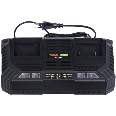 Зарядное устройство для аккумуляторов инструмента SEQUOIA 20+20V, 2.5A (SC2540) Винница - изображение 1