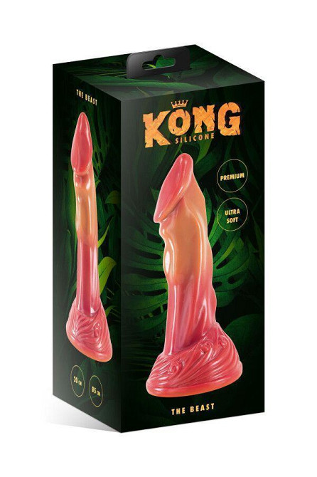 Фэнтезийный фаллоимитатор Kong Silicone The Beast, длина 21,4 см, диаметр 4 см Sex Aura Киев - изображение 3