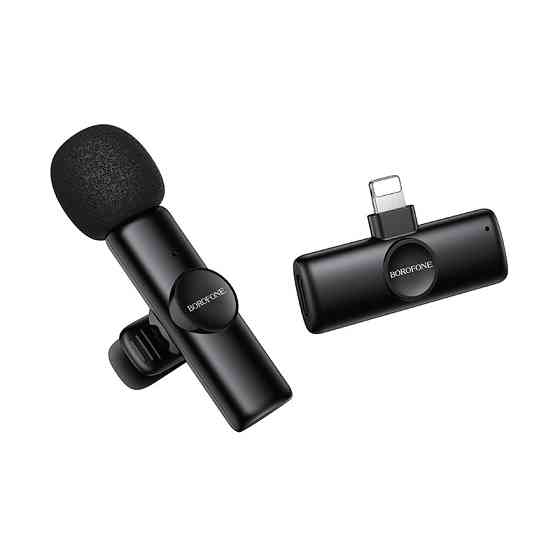 Бездротова мікрофонна система BOROFONE BFK16 Winner (Lightning) Black Одеса