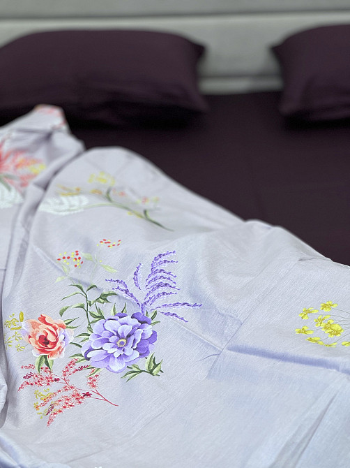 Ecotton Комплект постільної білизни Ecotton двоспальний 180х215 см сірий (20096АВ) Коломыя - изображение 1