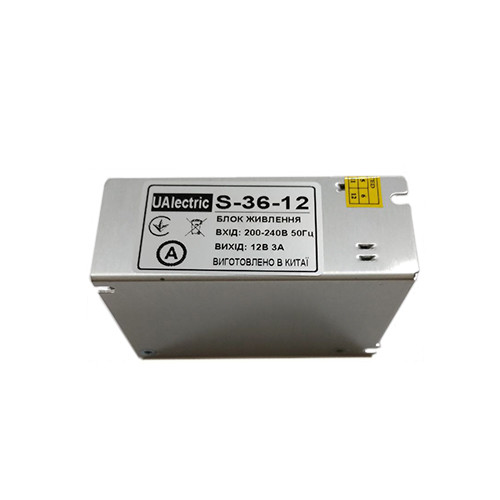 Блок питания перфорированный 12В 3А 36Вт для LED-лент CCTV, UAlectric Винница - изображение 4
