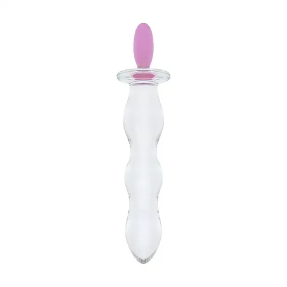 Стеклянная анальная цепочка Gildo Glass Butt Plug Heart Shape No. 35 Львов