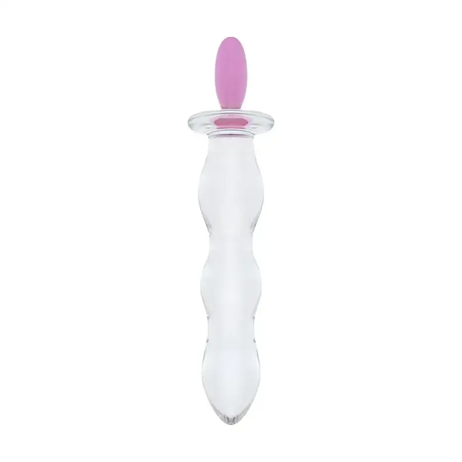 Стеклянная анальная цепочка Gildo Glass Butt Plug Heart Shape No. 35 Львов - изображение 3