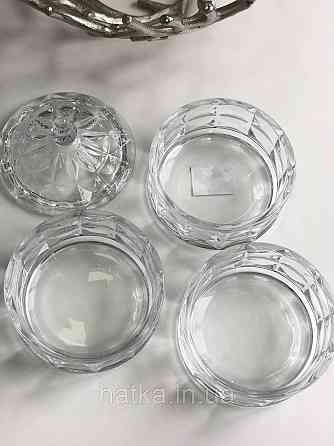 Цукорниця ємність для зберігання скляна "Тріо-2" 3*500 мл 13х23 см Київ