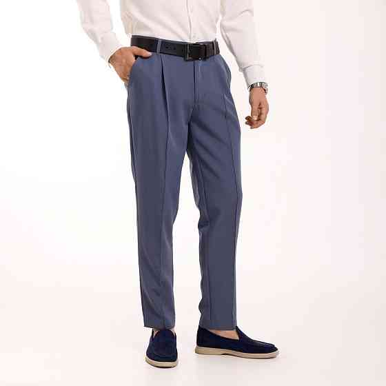 Антрацит темно-сірі чоловічі штани смарт-кежуал зі стрілками Pobedov Legend Київ