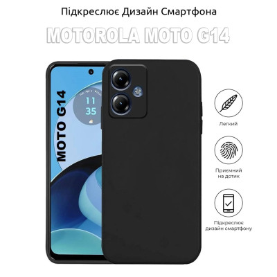 Чехол для мобильного телефона BeCover Motorola Moto G14 Black (710028) Винница - изображение 4