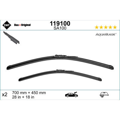 Щітка склоочисника SWF 119100 Вінниця - фото 3