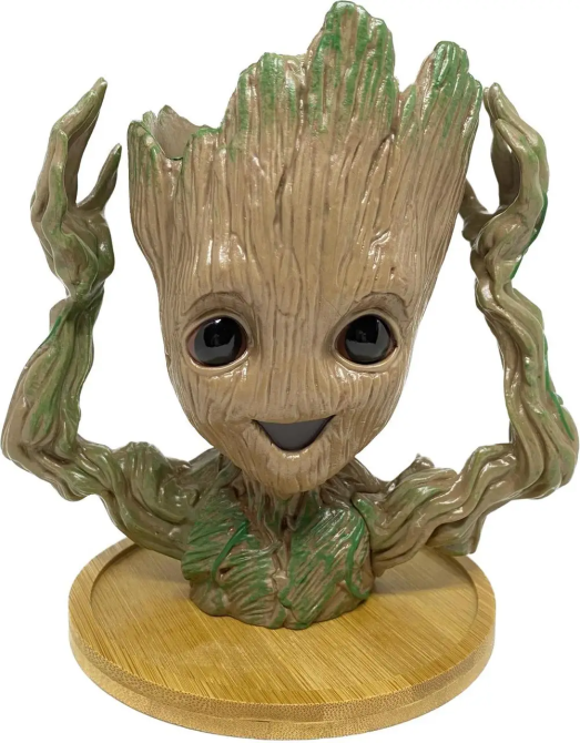 Горшочек для цветов и канцелярии Грут Groot G4 + круглая подставка Винница - изображение 1