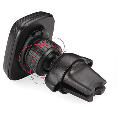 Универсальный автодержатель ColorWay Air Vent-2 (360 rotation) magnetic Gray (CW-CHM05-GR) Винница - изображение 2