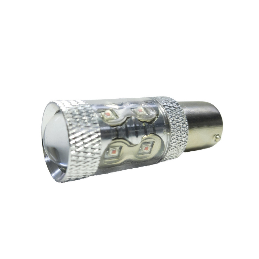 Світлодіодна лампа StarLight T25 10 діодів CREE XB-D PY21W BAU15S з лінзою AMBER USA 12V Харків - фото 1