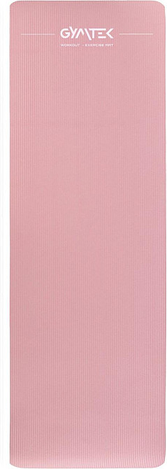 Коврик (мат) для йоги и фитнеса Gymtek NBR 1см розовый Киев - изображение 4