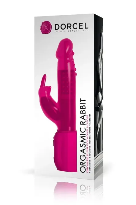Вібратор-кролик Dorcel Orgasmic Rabbit Pink з перловим масажем Львів - фото 5