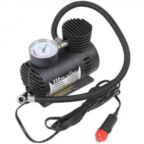 Автомобильный компрессор Air Pomp Ji030 12V от прикуривателя: 250 PSI для быстрой подкачки шин Киев
