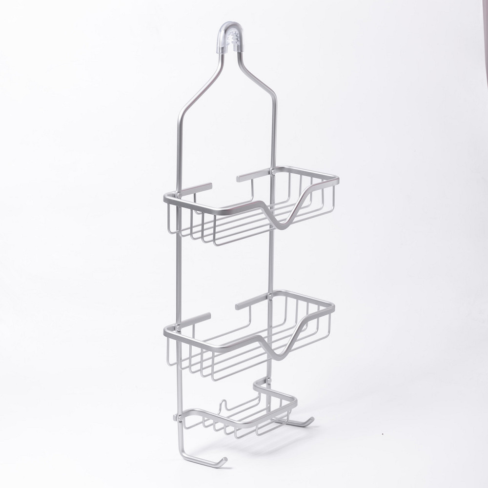 Тримач для ванної на 3 яруси, хромований Київ - фото 2