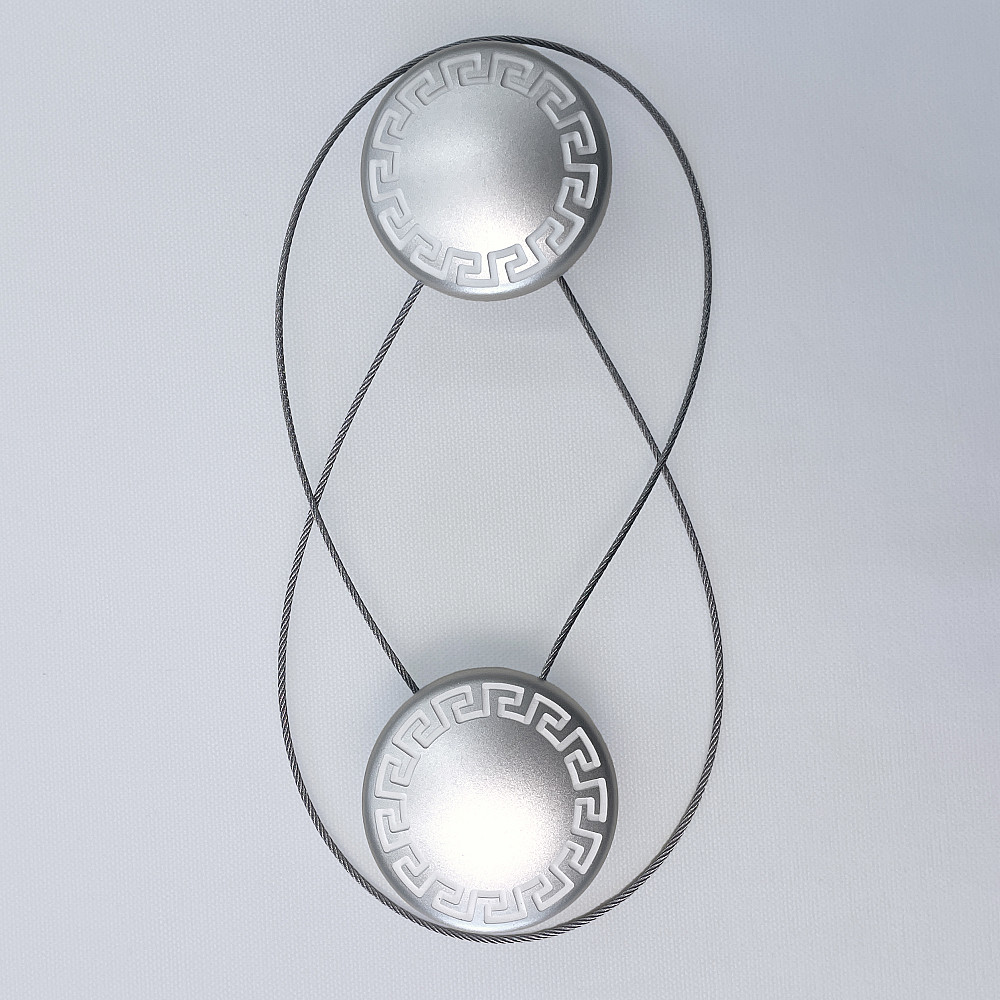 Магниты для штор и гардин Афина 2 шт Серый (81-269) Киев - изображение 7