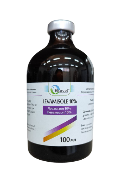 Левамизол 10% 100 мл Эковет Винница - изображение 1