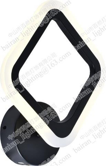 SIRIUS Бра настінне світлодіодне акрілове Sirius /1 BK 16W Коломия - фото 2