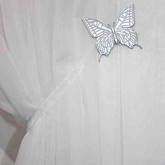 Магніти для штор і гардин (191м) Метелик набір 2 шт Сатин (81-102) Київ