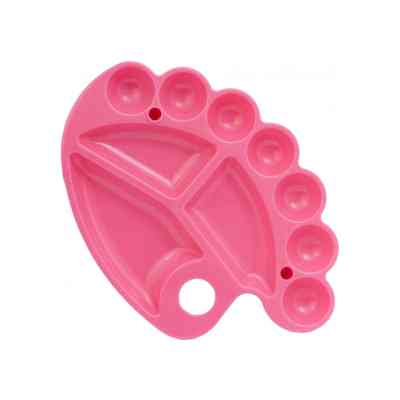 Палитра для рисования Economix Мини овальная, розовая (E81189-09) Винница